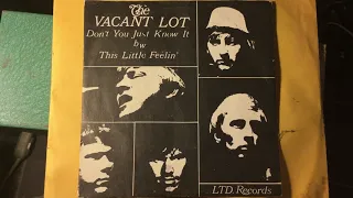 The Vacant Lot.  1966 Dayton garage/punk band .  "This Little Feelin'."