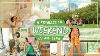 a *realistic* weekend in my life 🍌 ft. some productivity (???) & self-care