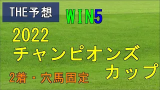 競馬　THE予想　WIN5　2022チャンピオンズカップ