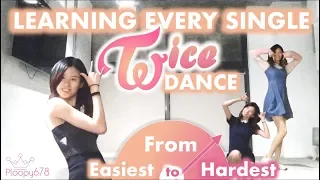 I Learned Every Twice Dance - from Easiest to Hardest (KPOP KOUNTDOWN #2)