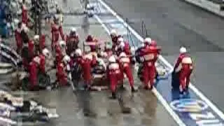 Force India's the fastest pit stop on F1 Monza GP 2008