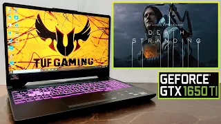 Death Stranding Gaming Review on Asus Tuf A15 [Ryzen 5 4600H] [Nvidia GTX 1650 Ti] 🔥
