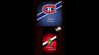 Montreal Canadiens vs Ottawa Senators, scores from last night's game.( Apr. 23, 2022) #shorts