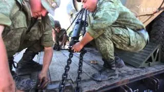 VL ru   Проверка сил ВВО Погрузка техники для переброски Владивосток
