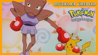 Pikachu boxt gegen Nockchan! | Pokémon: Indigo-Liga | Offizieller Videoclip