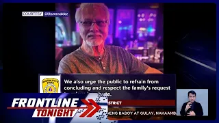 Pagkamatay ni Ronaldo Valdez, iniimbestigahan ng QCPD | Frontline Tonight