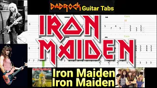 Iron Maiden - Iron Maiden - Guitar + Bass TABS Lesson