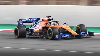 2019 McLaren MCL34 w/ Renault E-Tech 19 Power Unit: Practice Starts & Sound in Action