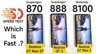 Realme GT Neo 3T vs GT 2 vs GT Neo 3 Speedtest Shocking Results OMG #realmegtneo3t #speedtest