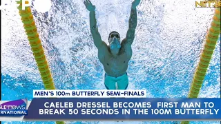 Caeleb Dressel becomes  first man to break 50 seconds in the 100m butterfly 