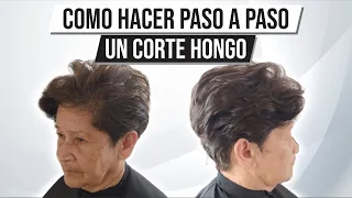 Como hacer un corte hongo paso a paso