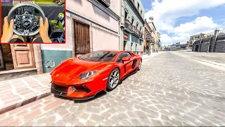 Lamborghini Aventador LP700-4 | Forza Horizon 5 | Fanatec DD Pro Steering Wheel Gameplay