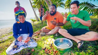 Trying Fiji’s EXOTIC SEAFOOD!! Catch and Cook in Kadavu Island, Fiji 🇫🇯