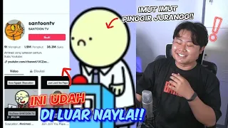 PADAHAL ANIMASI, TAPI EMOSINYA RIIL CUY @SANTOONTV !!