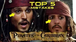 PIRATES OF THE CARIBBEAN: THE CURSE OF THE BLACK PEARL -  Top 5 Movie Mistakes