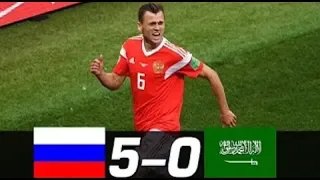 Russia vs Saudi Arabia 5/0 - All Goals & Highlights - HD World Cup 2018