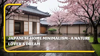 Japanese Home Minimalism - A Nature Lover's Dream