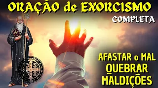 ORAÇÃO PODEROSA DO EXORCISMO DE SÃO BENTO - QUEBRA DO MAL FEITO, INVEJA, ÓDIO -  LIBERTAÇÃO COMPLETA