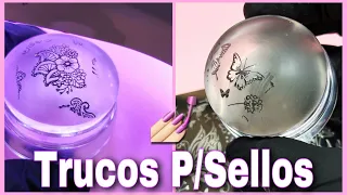 AUN NO PUEDES ESTAMPAR SELLOS para UÑAS?? 💅🏼ESTA TECNICA NO FALLA! ✨✨✨