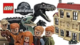 LEGO Jurassic World Indoraptor Rampage at Lockwood Estate review! 2018 set 75930!