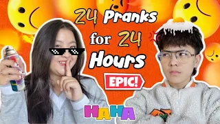 24 Pranks in 24 HOURS on Xorem | ~ Xorem & Gracy | PUBLIC DEMAND