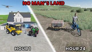 24 Hours with 0$ on EMPTY No Man's Land