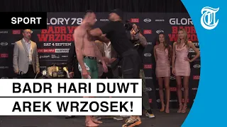 Zien: Badr Hari laat zich gaan tijdens staredown