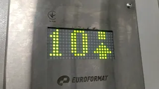 Лифт EUROFORMAT 400 кг 0.71 м/с 2018 года с погнутыми дверями