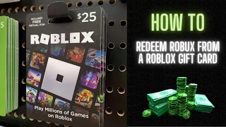 How to redeem robux from a roblox gift card #tutorial #roblox #robux #fyp