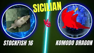 Stockfish 16 Dev vs Komodo Dragon! Top Level Fight!! Sicilian Defense!!