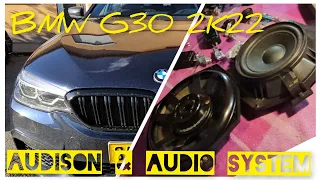 BMW G30 2K22 SERI 5 AUDIO SISTEM UPGRADE AUDISON ITALY & AUDIO SYSTEM GERMANY BASS MEDII INALTE AMP