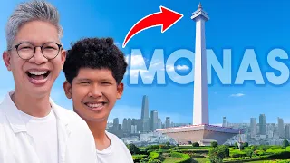 AJAK LUCKY MASUK DAN NAIK KE MONAS PERTAMA KALI!!