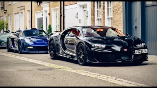 $4M Bugatti Chiron Super Sport delivery causes CHAOS in Mayfair! Mirage GT, V12 Speedster, Reactions