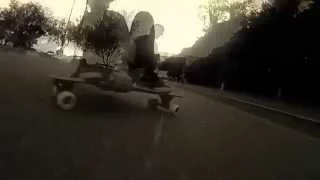 Sick longboarding slide Cape Town