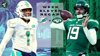 Miami Dolphins vs New York Jets RECAP | Week 11 2021