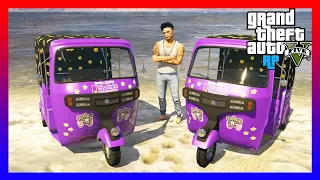 GTA 5 Roleplay - CRACKHEAD TUK TUK DRIVERS ( GTA 5 Funny Moments )