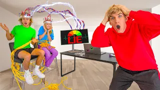 LIE DETECTOR TEST on BEST FRIEND and GIRLFRIEND!! (ARE THEY TWIN GAME MASTERS?)