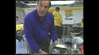 1997 F1 Canadian GP - Jordan 197 steering wheel & dashboard explained (ITA)