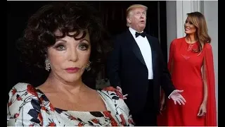 ‘Rather rude!’ Joan Collins hits back at Trump’s claim he ‘didn’t want to be her lover'