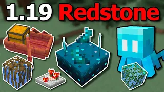 The Ultimate Minecraft 1.19 Redstone Guide | Sculk Sensor, Chest Boat, Allay & more