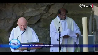 Chaplet of Divine Mercy, Eucharistic Adoration, and Lourdes Rosary Novena on EWTN