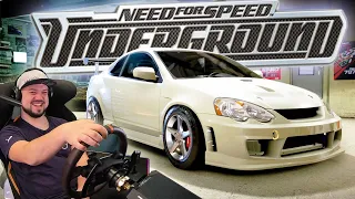 Построил легендарную Acura RSX в стиле Андеграунд NFS Project UNITE