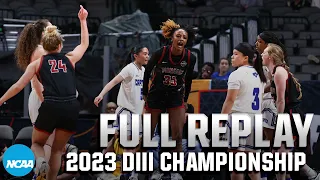 Transylvania vs. Christopher Newport: 2023 NCAA DIII women's basketball championship | FULL REPLAY