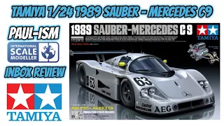 Tamiya 1/24 1989 Sauber - Mercedes C9 in box review