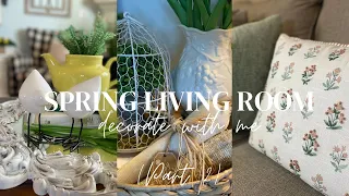 🌷SPRING DECORATE 2024 | SPRING LIVING ROOM DECOR | SPRING DECORATE WITH ME | ENTRYWAY DECOR