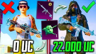 ЛУЧШАЯ ПРОКАЧКА АККАУНТА на 22000 UC В PUBG MOBILE! ПРОКАЧАЛ ЛЕДНИК и ВЫБИЛ ПИТОМЦА В ПУБГ МОБАЙЛ!