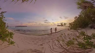 Beach Chill Out Sunset 8k VR 360 stereo