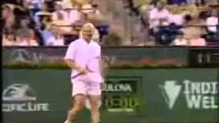 Very entertaining encounter between Federer and Agassi