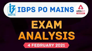 IBPS PO Mains Exam Analysis 2021 | IBPS PO Mains 2020 Question Paper | Adda247