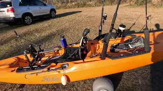 How I Load my Kayak on my Roof and Hobie Outback Run-through